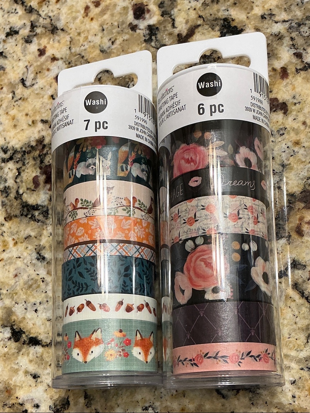 NEVER OPENED! Recollections Floral & Woodland Washi Tape Set